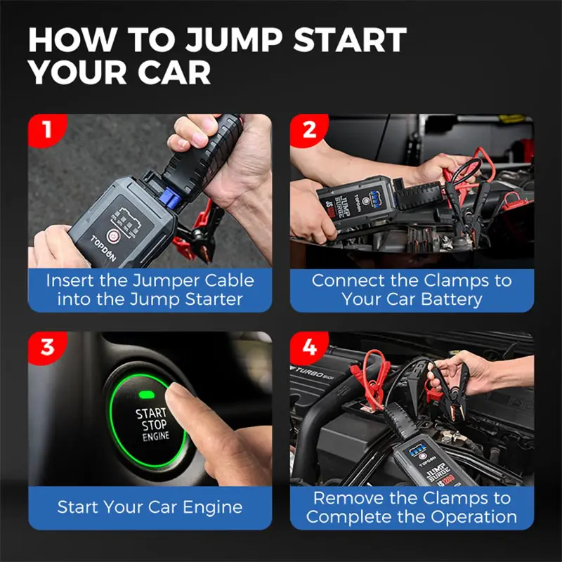 Topdon jump-starter JUMPSURGE1200 - Image 8