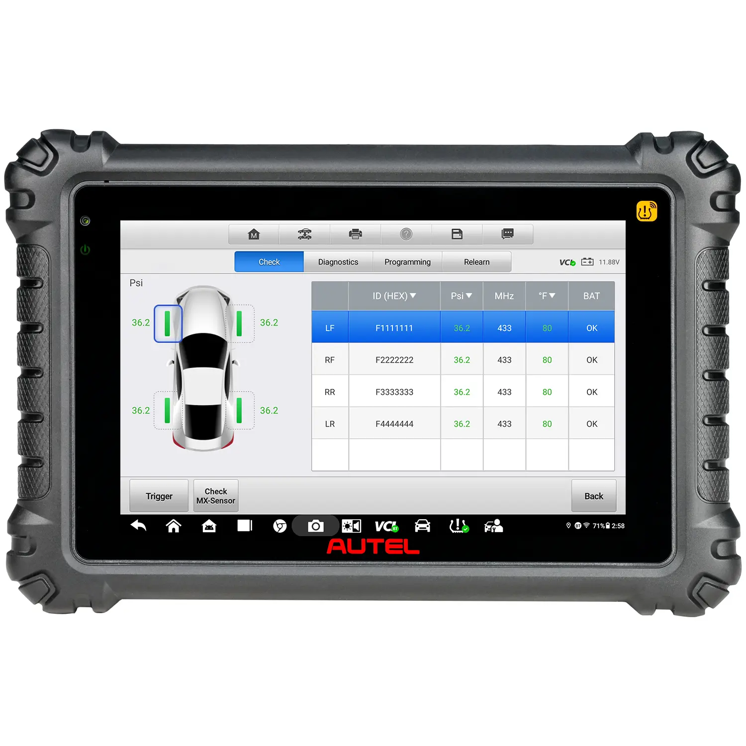 MS906PRO2TS-tablet-TPMS-status