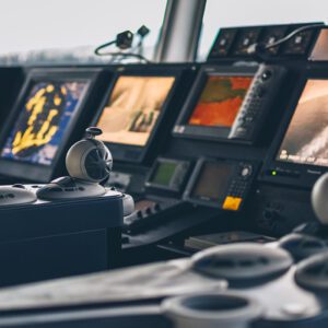 dashboard in fleet boat